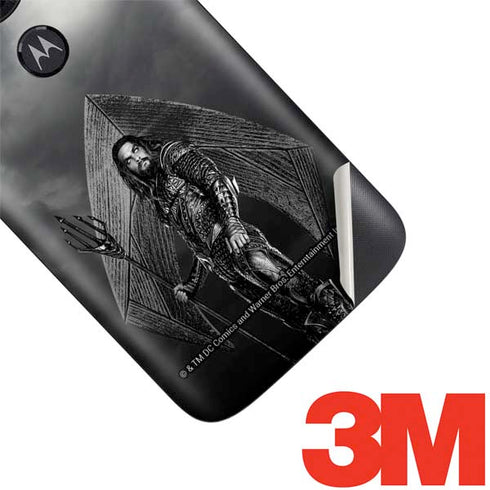 The Justice League (2017) Aquaman Poster Moto E5 Play Skin