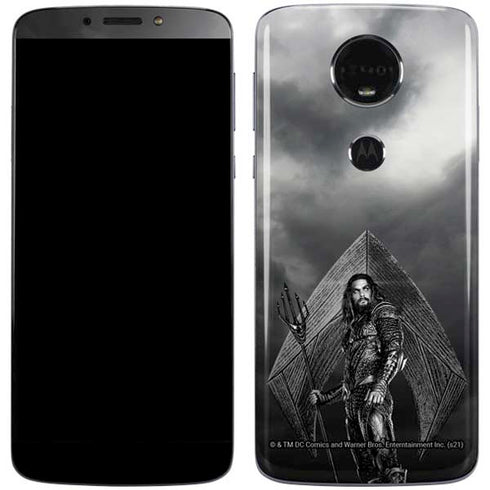 The Justice League (2017) Aquaman Poster Moto E5 Plus Skin