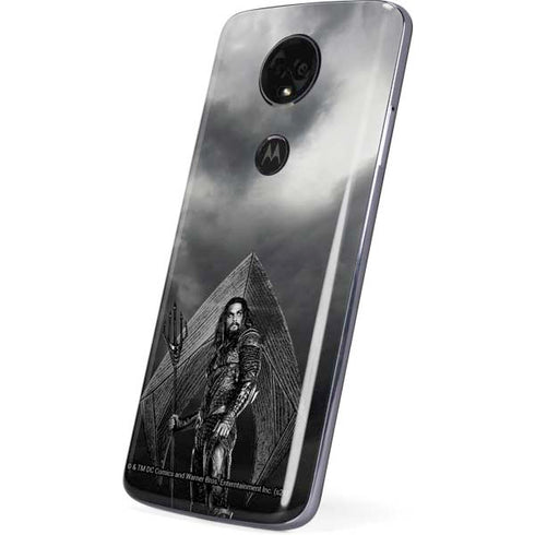 The Justice League (2017) Aquaman Poster Moto E5 Plus Skin