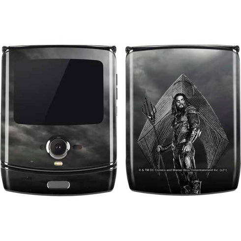 The Justice League (2017) Aquaman Poster Motorola RAZR Skin