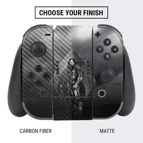 The Justice League (2017) Aquaman Poster Nintendo Switch Bundle Skin