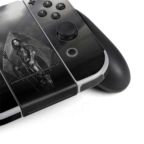 The Justice League (2017) Aquaman Poster Nintendo Switch OLED (2021) Skin