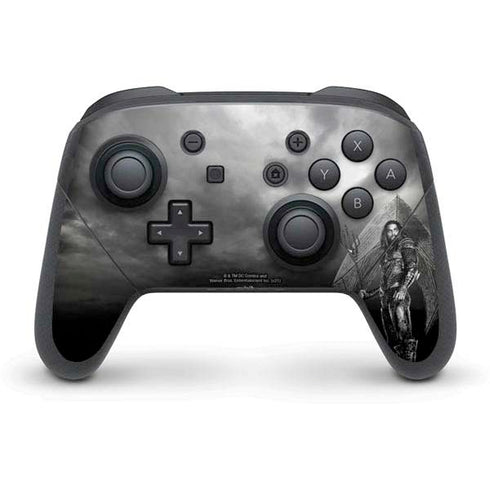 The Justice League (2017) Aquaman Poster Nintendo Switch Pro Controller Skin