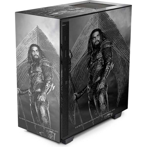 The Justice League (2017) Aquaman Poster NZXT H510 Compact ATX Mid-Tower Case Skin