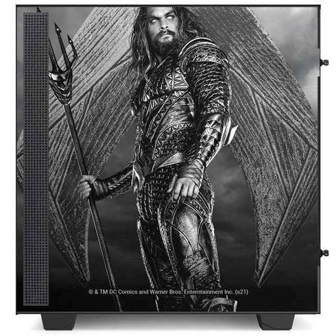 The Justice League (2017) Aquaman Poster NZXT H510 Compact ATX Mid-Tower Case Skin