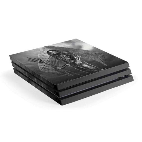 The Justice League (2017) Aquaman Poster PS4 Pro Console Skin