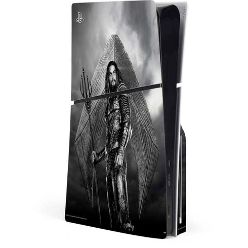The Justice League (2017) Aquaman Poster PS5 Slim Disk Console Skin