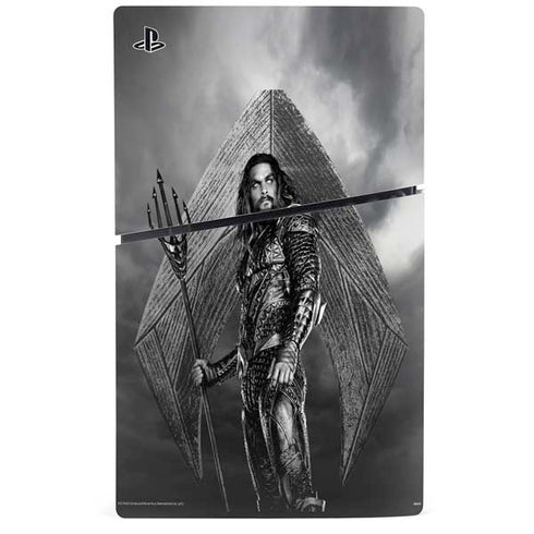 The Justice League (2017) Aquaman Poster PS5 Slim Disk Console Skin