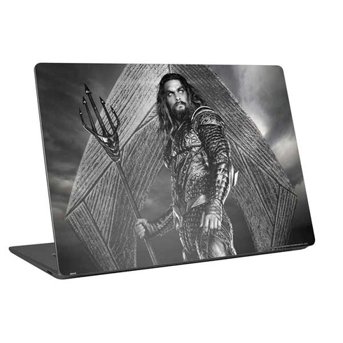 The Justice League (2017) Aquaman Poster Universal Laptop 12in (9.8 x 6.8in) Skin