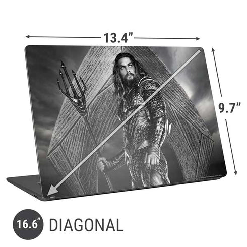 The Justice League (2017) Aquaman Poster Universal Laptop 16.6in (13.4 x 9.7in) Skin