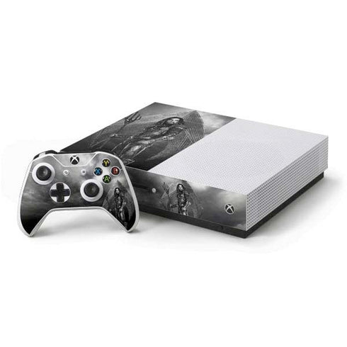 The Justice League (2017) Aquaman Poster Xbox One S Console and Controller Bundle Skin