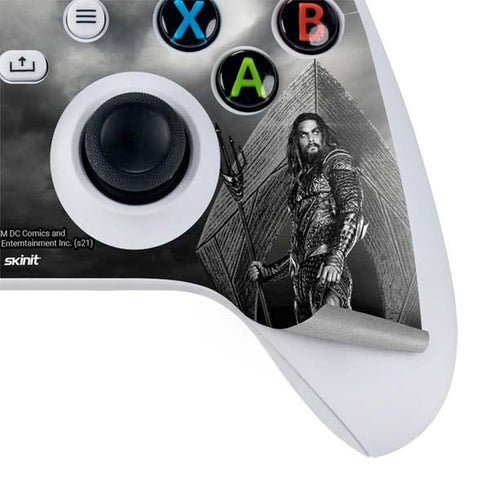 The Justice League (2017) Aquaman Poster Xbox Series S Controller Skin