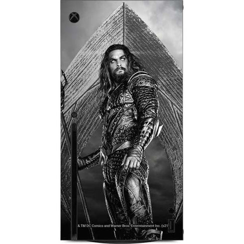 The Justice League (2017) Aquaman Poster Xbox Series X Console Skin