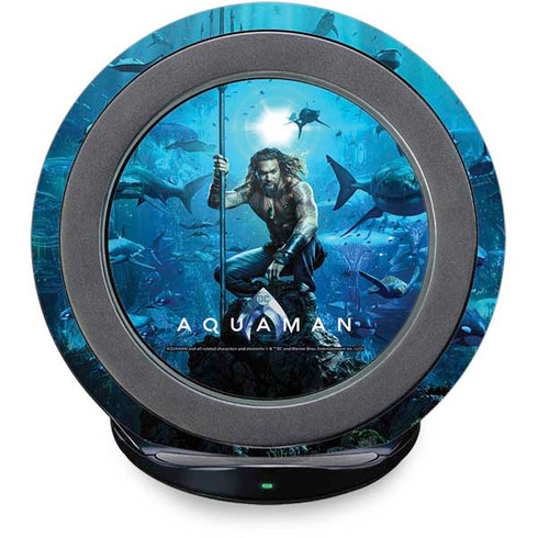 DC Comics DC Comics Movie Poster Main Fast Charge Wireless Charging Stand Skin