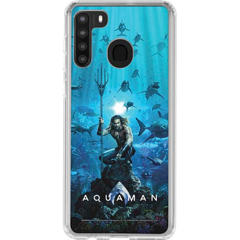 DC Comics DC Comics Movie Poster Main Galaxy A21 Clear Case