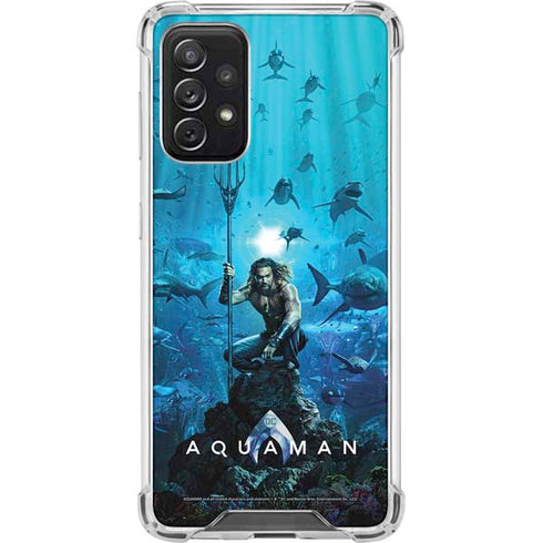 DC Comics DC Comics Movie Poster Main Galaxy A72 5G Clear Case