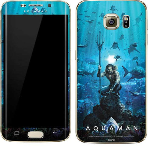 DC Comics DC Comics Movie Poster Main Galaxy S7 Edge Skin