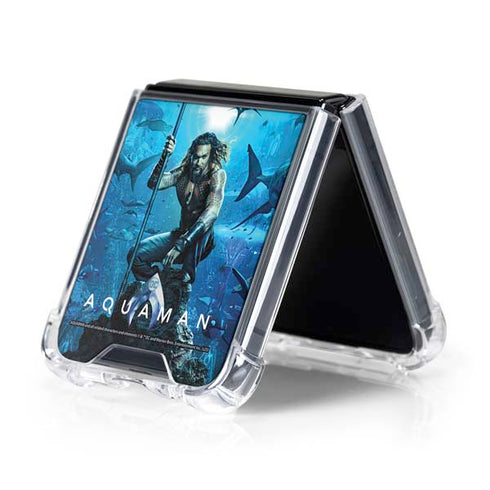 DC Comics DC Comics Movie Poster Main Galaxy Z Flip5 5G Clear Case