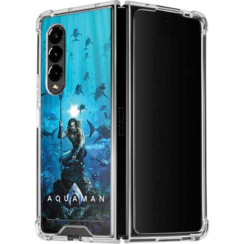 DC Comics DC Comics Movie Poster Main Galaxy Z Fold4 5G Clear Case