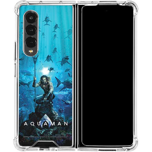 DC Comics DC Comics Movie Poster Main Galaxy Z Fold4 5G Clear Case