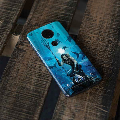 DC Comics DC Comics Movie Poster Main Moto E5 Plus Skin