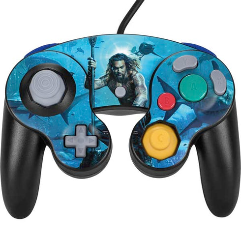 DC Comics DC Comics Movie Poster Main Nintendo GameCube Controller Skin