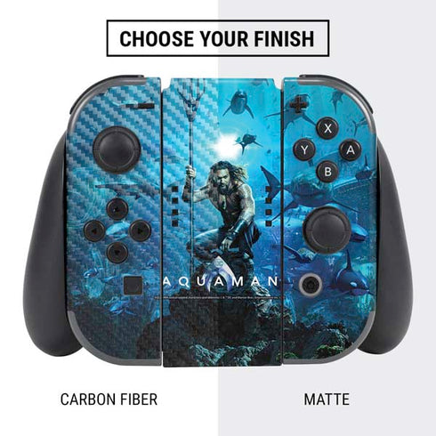 DC Comics DC Comics Movie Poster Main Nintendo Switch Bundle Skin