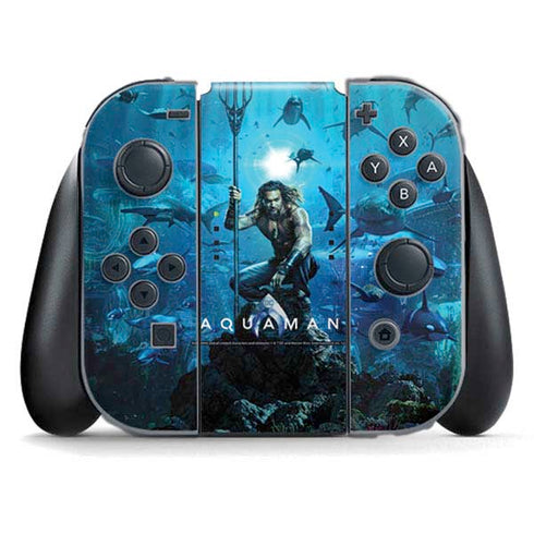 DC Comics DC Comics Movie Poster Main Nintendo Switch (2017-2021) Joy-Con Controller Skin