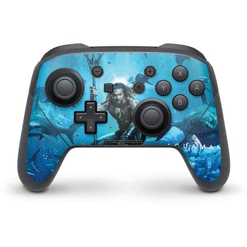 DC Comics DC Comics Movie Poster Main Nintendo Switch Pro Controller Skin