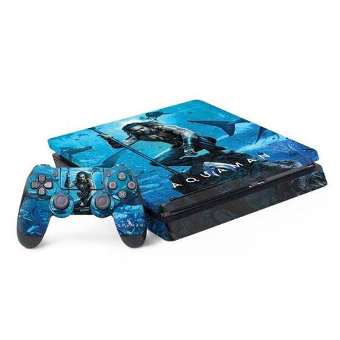 DC Comics DC Comics Movie Poster Main PS4 Slim Bundle Skin