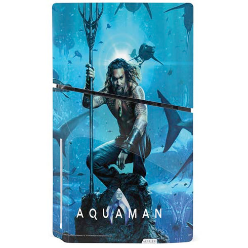 DC Comics DC Comics Movie Poster Main PS5 Slim Disk Console Skin