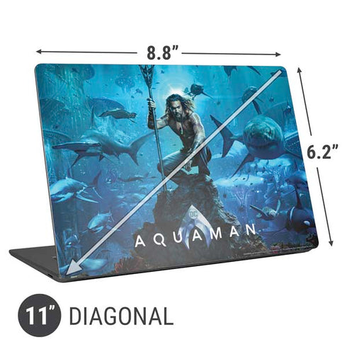 DC Comics DC Comics Movie Poster Main Universal Laptop 11in (8.8 x 6.2in) Skin