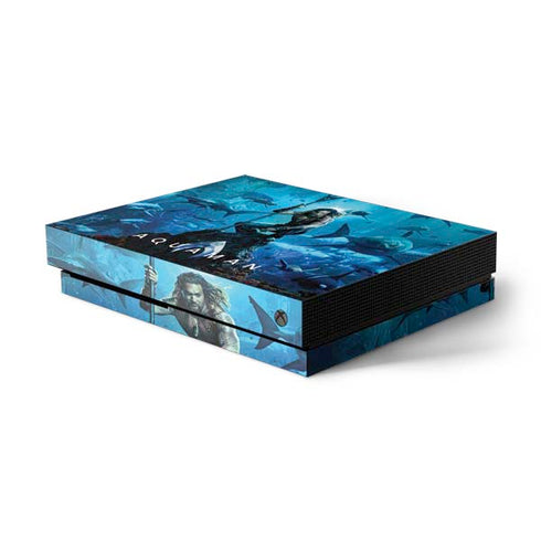 DC Comics DC Comics Movie Poster Main Xbox One X Console Skin