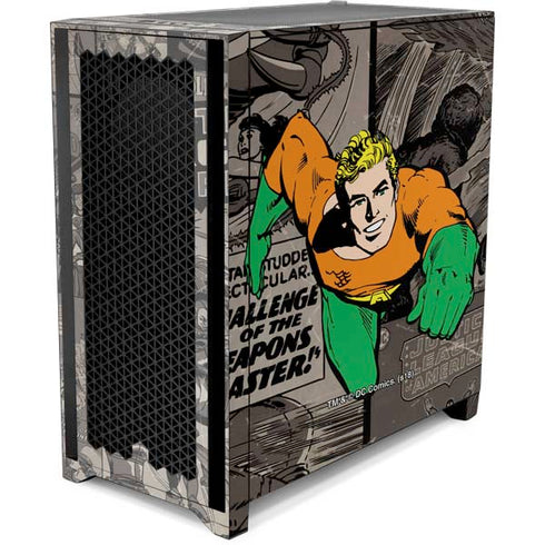 DC Comics Aquaman Classics Art Corsair 4000D Tempered Glass Mid-Tower ATX Case Skin