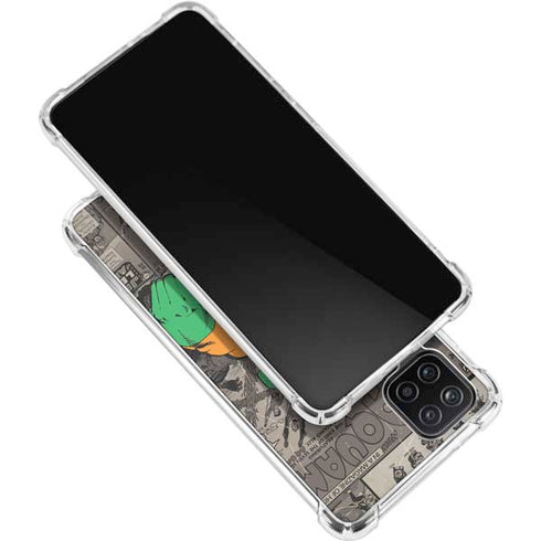 DC Comics Aquaman Classics Art Galaxy A12 Clear Case