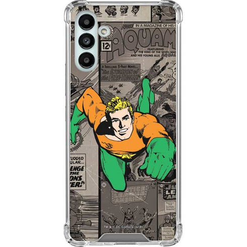 DC Comics Aquaman Classics Art Galaxy A13 5G Clear Case