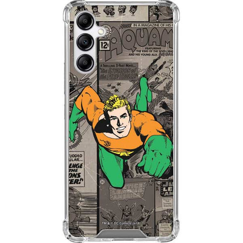DC Comics Aquaman Classics Art Galaxy A14 5G Clear Case