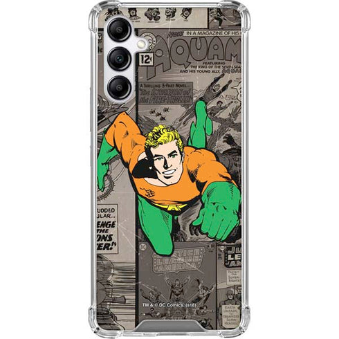 DC Comics Aquaman Classics Art Galaxy A15 5G Clear Case