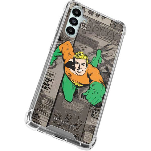 DC Comics Aquaman Classics Art Galaxy A15 5G Clear Case