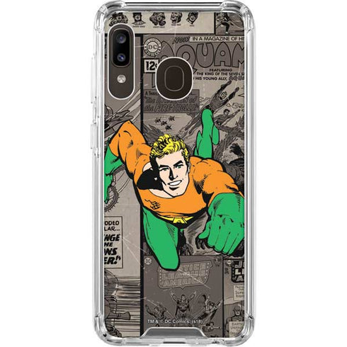DC Comics Aquaman Classics Art Galaxy A30 Clear Case