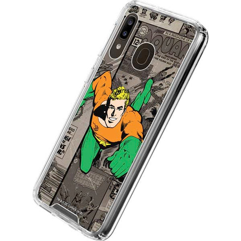DC Comics Aquaman Classics Art Galaxy A30 Clear Case