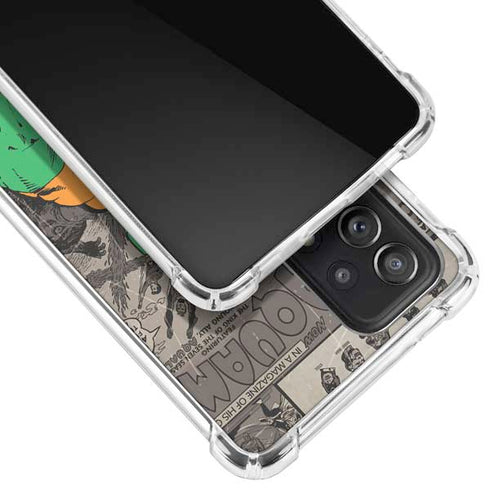 DC Comics Aquaman Classics Art Galaxy A72 5G Clear Case