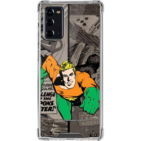 DC Comics Aquaman Classics Art Galaxy Note20 5G Clear Case