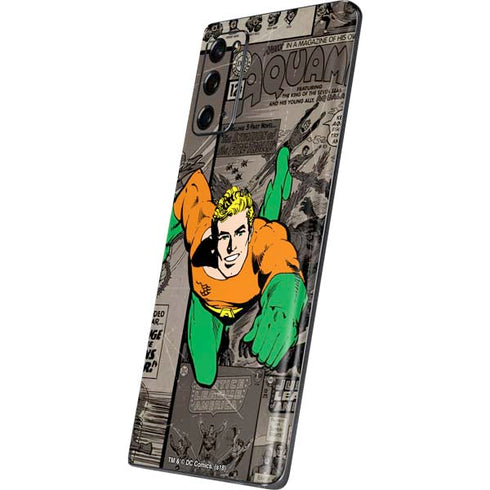 DC Comics Aquaman Classics Art Galaxy Note20 5G Skin