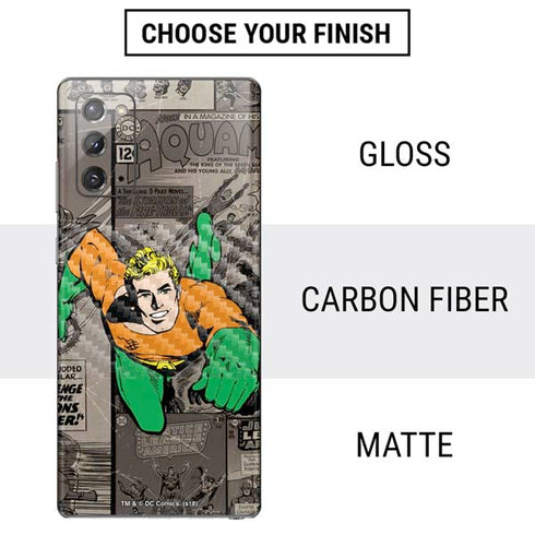 DC Comics Aquaman Classics Art Galaxy Note20 5G Skin