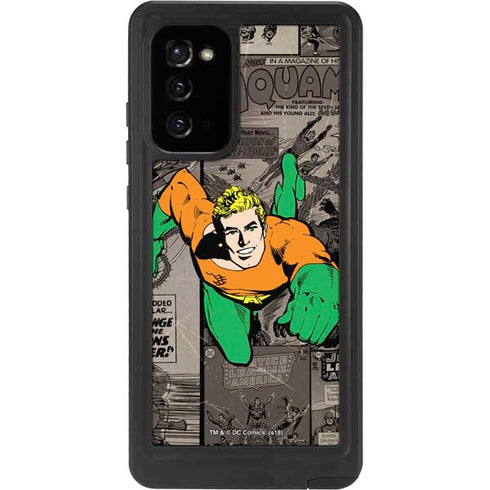 DC Comics Aquaman Classics Art Galaxy Note20 5G Waterproof Case