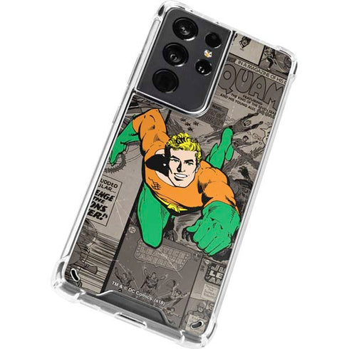 DC Comics Aquaman Classics Art Galaxy S21 Ultra 5G Clear Case