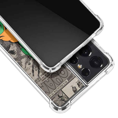 DC Comics Aquaman Classics Art Galaxy S21 Ultra 5G Clear Case