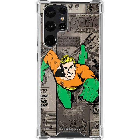 DC Comics Aquaman Classics Art Galaxy S22 Ultra Clear Case