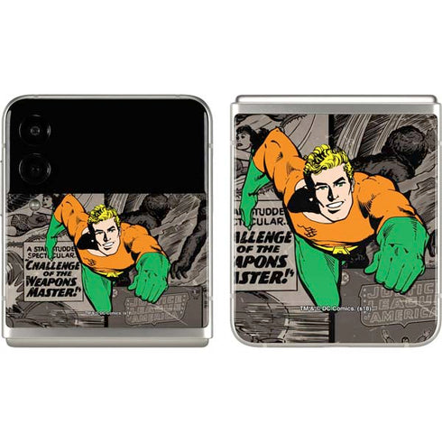 DC Comics Aquaman Classics Art Galaxy Z Flip3 5G Skin